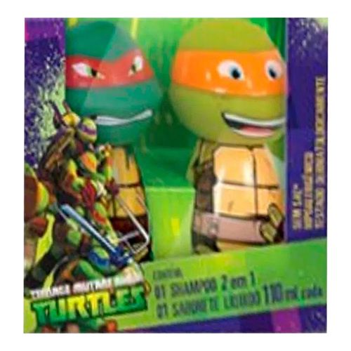 Shampoo Leonardo + Condicionador Donatello Tartarugas Ninja 110ml Biotropic Shampoo Leonardo + Condicionador Donatello Tartarugas Ninja 110ml Biotropic