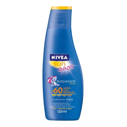 Protetor Solar Nivea Sun Baby FPS60 125ml Protetor Solar Nivea Sun Baby FPS60 125ml