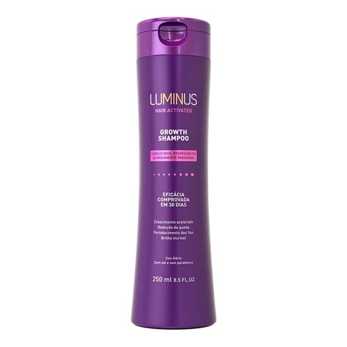 Shampoo Luminus Growth Cabelo Seco 250ml Shampoo Luminus Growth Cabelo Seco 250ml