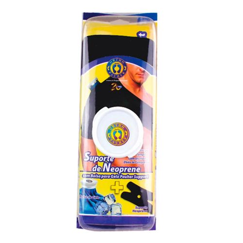 Suporte De Neoprene Com Bolsa Para Gelo Preto Ac072 Ortho Pauher Suporte De Neoprene Com Bolsa Para Gelo Preto Ac072 Ortho Pauher