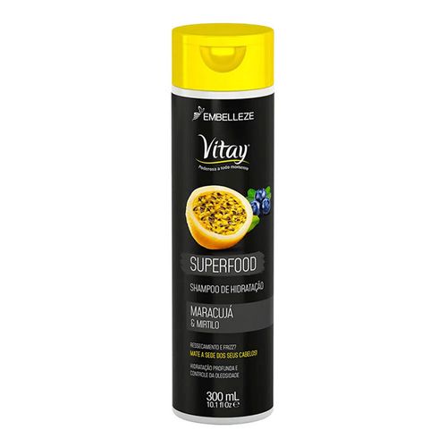 Shampoo Vitay Superfood Maracujá e Mirtilo 300ml Shampoo Vitay Superfood Maracujá e Mirtilo 300ml