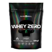 Whey Zero 2kg Refi l- Black-Skull