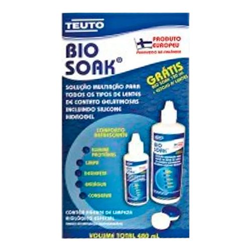 Bio Soak Solução Para Lente De Contato 360ml Bio Soak Solução Para Lente De Contato 360ml