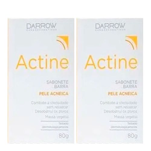 Sabonete Actine 80g C/ 2 Unidades Sabonete Actine 80g C/ 2 Unidades
