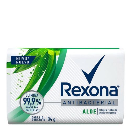 Sabonete em Barra Rexona Antibacterial Aloe 84g Sabonete em Barra Rexona Antibacterial Aloe 84g