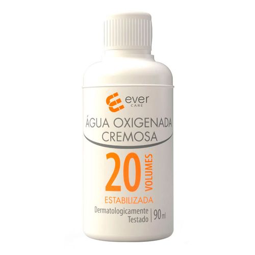 Água Oxigenada Cremosa Ever Care 20 Volumes 90ml Água Oxigenada Cremosa Ever Care 20 Volumes 90ml