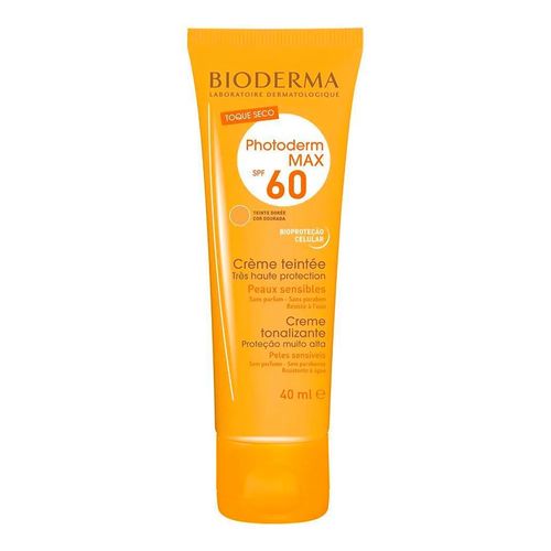 Protetor Solar Photoderm Max Toque Seco Cor Dourada FPS 60 Protetor Solar Photoderm Max Toque Seco Cor Dourada FPS 60