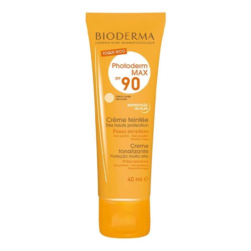 Protetor Solar Photoderm Max Toque Seco Cor Dourada FPS 90 Protetor Solar Photoderm Max Toque Seco Cor Dourada FPS 90