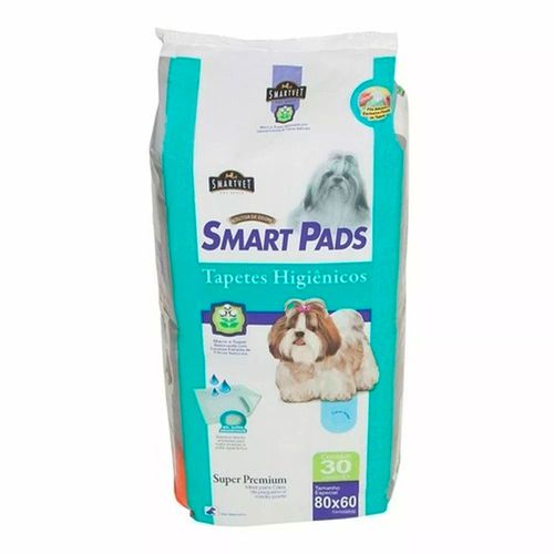 Tapete Higiênico SMART PADS - pacote com 30 unid. Tapete Higiênico SMART PADS - pacote com 30 unid.