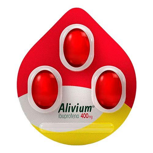 Alivium 400mg Mantecorp Farmasa Blister 3 Cápsulas Alivium 400mg Mantecorp Farmasa Blister 3 Cápsulas
