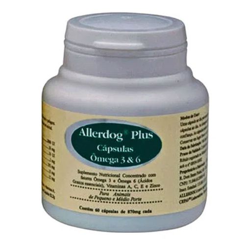 ALLERDOG PLUS 870mg - frasco com 60compr. ALLERDOG PLUS 870mg - frasco com 60compr.