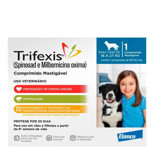 Trifexis para Cães entre 18 a 27kg Trifexis para Cães entre 18 a 27kg