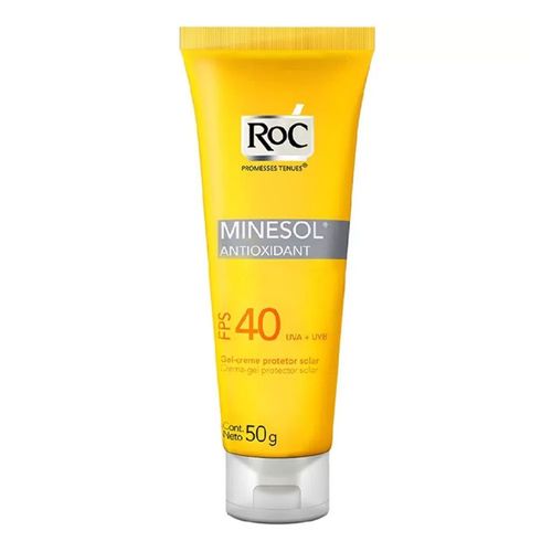 Protetor Solar Roc Minesol Antioxidante Fps 40 - 50g Protetor Solar Roc Minesol Antioxidante Fps 40 - 50g