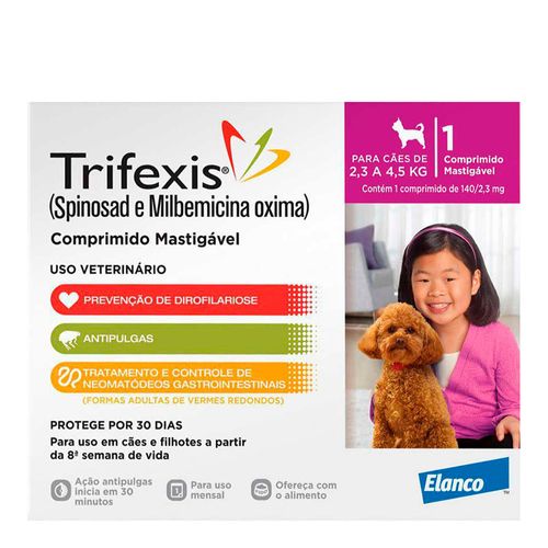 Trifexis para Cães entre 2,3 a 4,5kg Trifexis para Cães entre 2,3 a 4,5kg