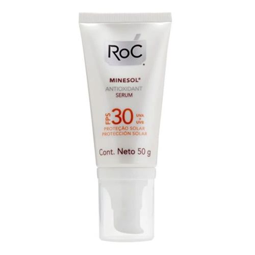 Protetor Solar Sérum Antioxidante Roc Minesol FPS 30 50g Protetor Solar Sérum Antioxidante Roc Minesol FPS 30 50g