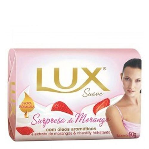 Sabonete Lux Suave Morango Surpresa 90g Sabonete Lux Suave Morango Surpresa 90g