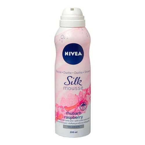 Sabonete Mousse Nivea Silk Raspberry 200ml Sabonete Mousse Nivea Silk Raspberry 200ml
