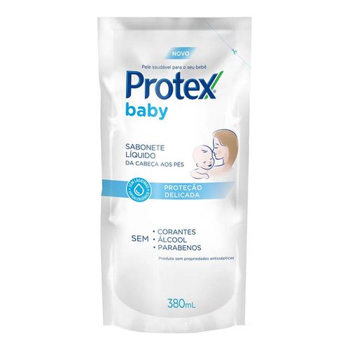 Sabonete-Liquido-Protex-Baby-Da-Cabeca-Aos-Pes-Refil-380ml Sabonete-Liquido-Protex-Baby-Da-Cabeca-Aos-Pes-Refil-380ml
