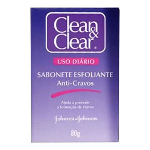 Sabonete Esfoliante Clean Clear Anticravos 80g Sabonete Esfoliante Clean Clear Anticravos 80g