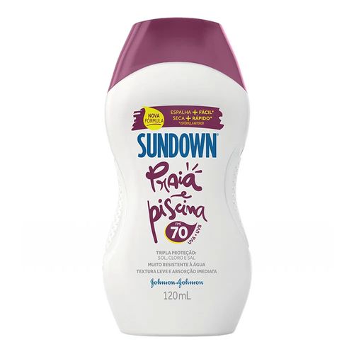 Protetor Solar Sundown Praia e Piscina FPS70 120ml