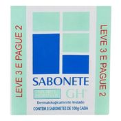 Sabonete GH Neutro e Hidratante 100g 3 Unidades