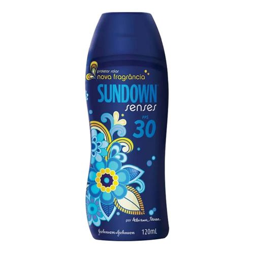 Protetor Solar Sundown Senses FPS30 120ml Protetor Solar Sundown Senses FPS30 120ml