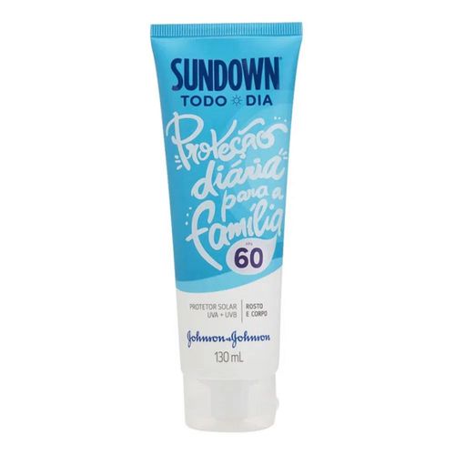 Protetor Solar Sundown Todo Dia FPS 60 130ml Protetor Solar Sundown Todo Dia FPS 60 130ml