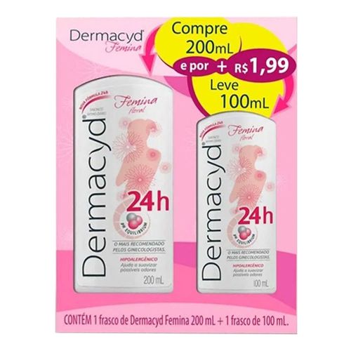 Sabonete Íntimo Dermacyd Feminino 200 + 100ml Sabonete Íntimo Dermacyd Feminino 200 + 100ml