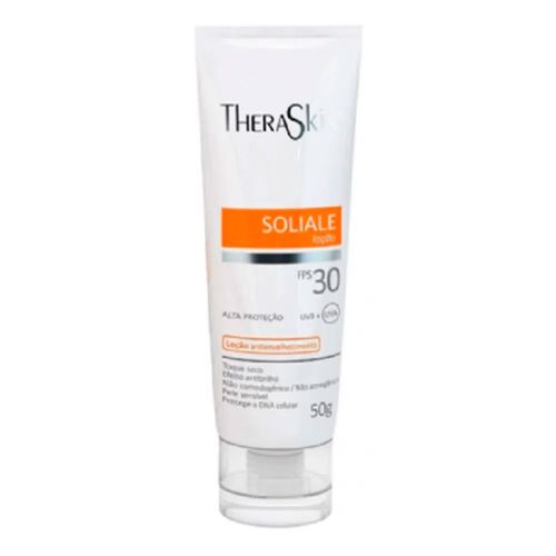 Protetor Solar Theraskin Soliale Loção FPS30 50g Protetor Solar Theraskin Soliale Loção FPS30 50g