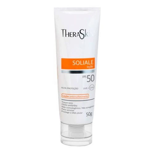 Protetor Solar Theraskin Soliale Loção FPS50 50g Protetor Solar Theraskin Soliale Loção FPS50 50g