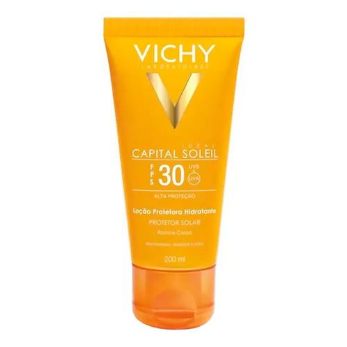 Protetor Solar Vichy Capital Solei Hidratante FPS30 200ml Protetor Solar Vichy Capital Solei Hidratante FPS30 200ml