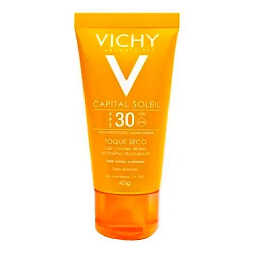 Protetor Solar Vichy Capital Soleil Toque Seco FPS 30 40g Protetor Solar Vichy Capital Soleil Toque Seco FPS 30 40g