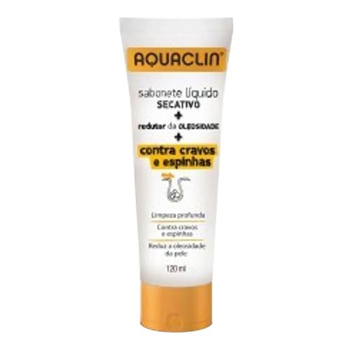 Sabonete Aquaclin Líquido Secativo 120ml