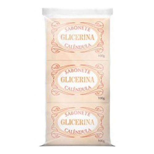 Sabonete Augusto Caldas Calêndula100gr c/3 Sabonete Augusto Caldas Calêndula100gr c/3