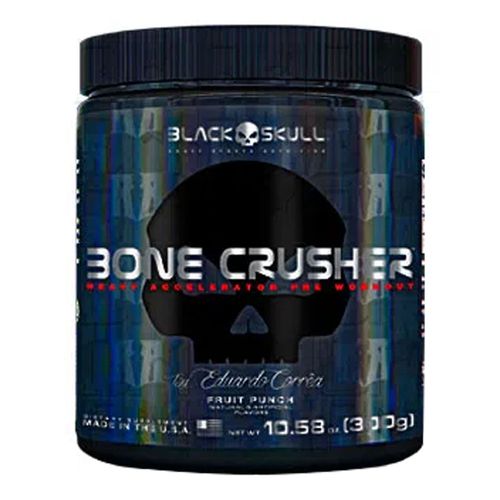 Bone Crusher Pré-treino 300g - Black Skull Bone Crusher Pré-treino 300g - Black Skull
