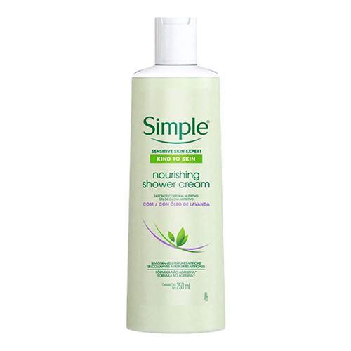 Sabonete Líquido Corporal Simple Nourishing Shower Cream 250ml Sabonete Líquido Corporal Simple Nourishing Shower Cream 250ml