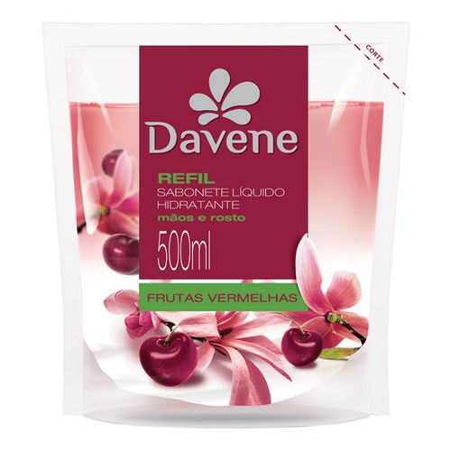 Sabonete Líquido Davene Frutas Vermelhas Refil 500ml Sabonete Líquido Davene Frutas Vermelhas Refil 500ml