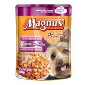 Sache para Cachorro Pequeno Porte Magnus Carne ao Molho - 85g