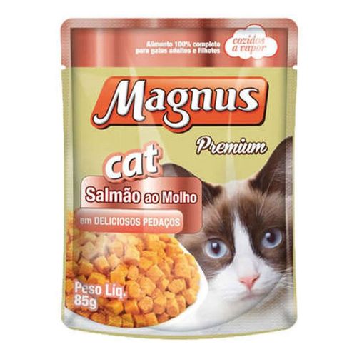 Sache para Gatos Magnus Salmão ao Molho - 85g