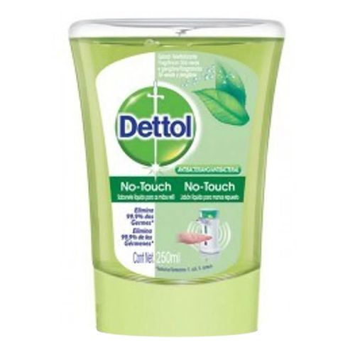 Sabonete Líquido Dettol No-Touch Chá Verde Refil 250ml Sabonete Líquido Dettol No-Touch Chá Verde Refil 250ml