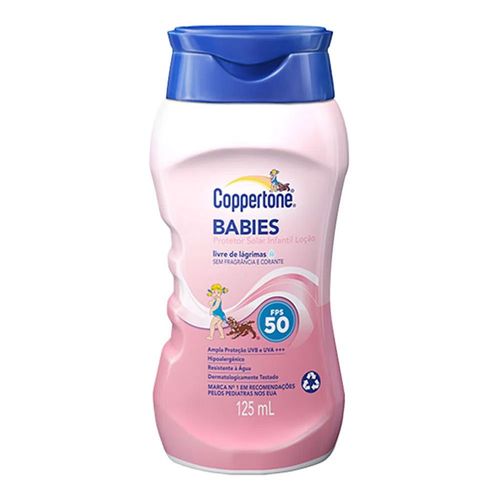 Protetor Solar Coppertone Babies FPS 50 125ml Protetor Solar Coppertone Babies FPS 50 125ml