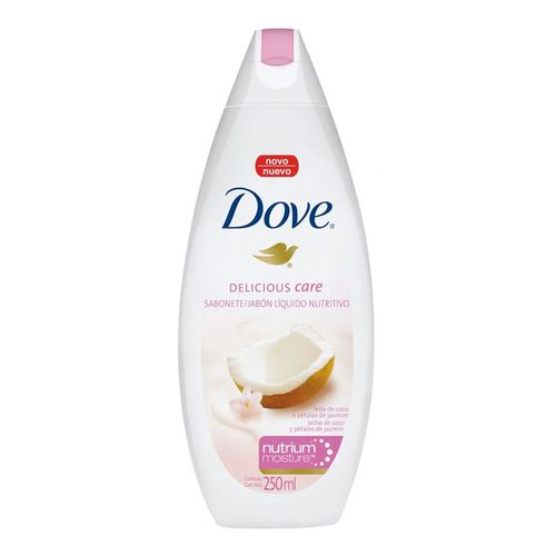 Sabonete Líquido Dove Delicious Care Leite de Coco e Pétalas de Jasmim 250ml Sabonete Líquido Dove Delicious Care Leite de Coco e Pétalas de Jasmim 250ml