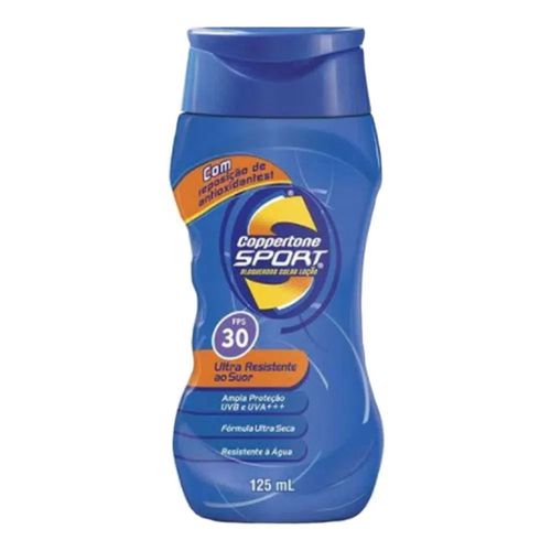 Protetor Solar Coppertone Sport Loção FPS 30 125ml Protetor Solar Coppertone Sport Loção FPS 30 125ml