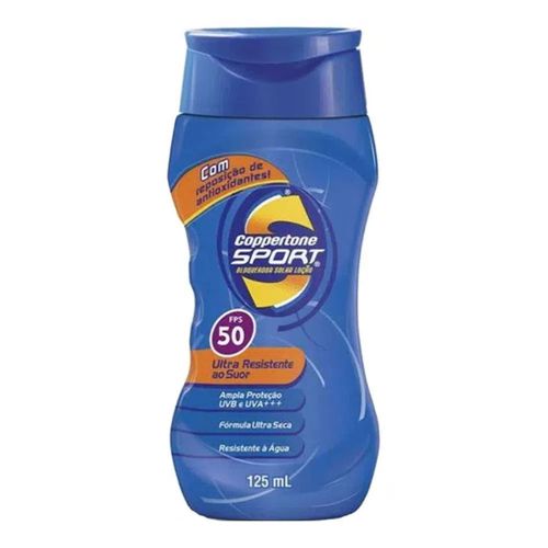 Protetor Solar Coppertone Sport Loção Fps 50 125ml Protetor Solar Coppertone Sport Loção Fps 50 125ml