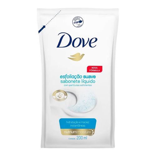 Sabonete Líquido Dove Esfoliação Suave Refil 200ml Sabonete Líquido Dove Esfoliação Suave Refil 200ml