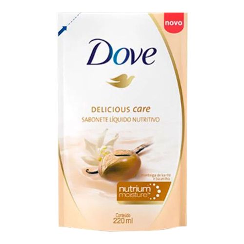 Sabonete Líquido Dove Karité e Baunilha Refil 220ml