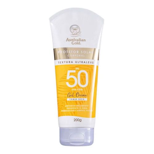 Protetor Solar Corporal Australian Gold Gel Creme FPS50 200g Protetor Solar Corporal Australian Gold Gel Creme FPS50 200g