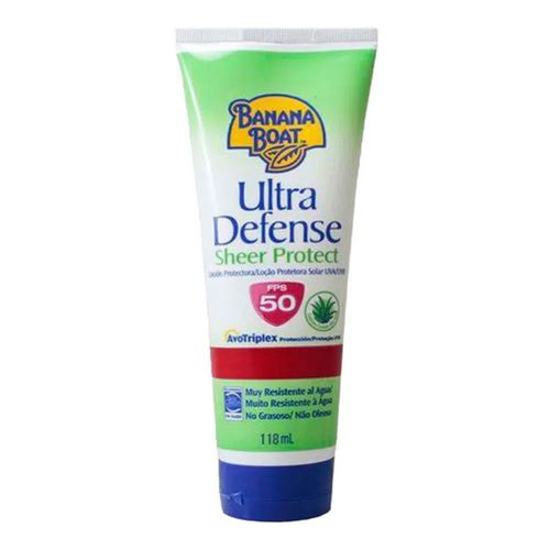 Protetor Solar Corporal Banana Boat Ultra Defense FPS50 118ml Protetor Solar Corporal Banana Boat Ultra Defense FPS50 118ml