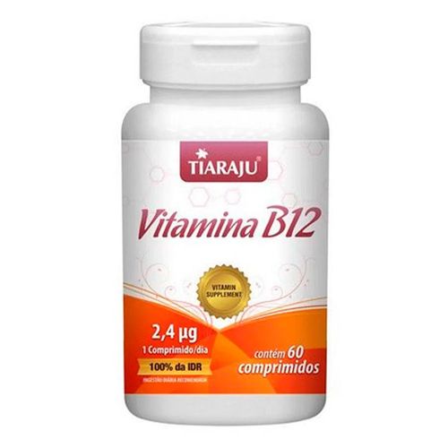 Vitamina B12 - Tiaraju - 60 Comprimidos de 250mg