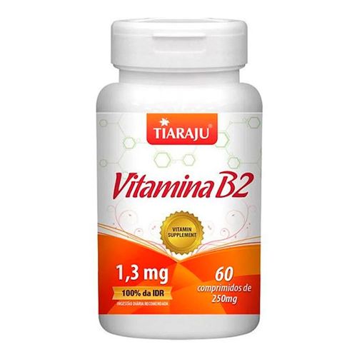 Vitamina B2 - Tiaraju - 60 Comprimidos de 250mg